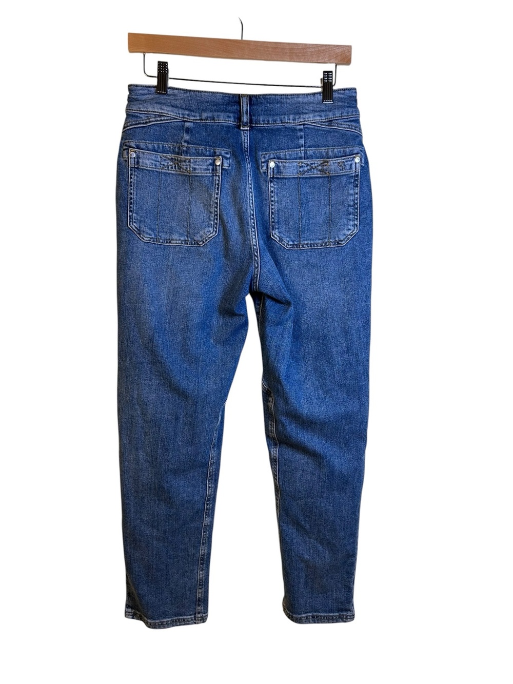 PILCRO Wanderer Mid-Rise Relaxed Jeans Blue Size 28 Utility - Picture 9 of 14